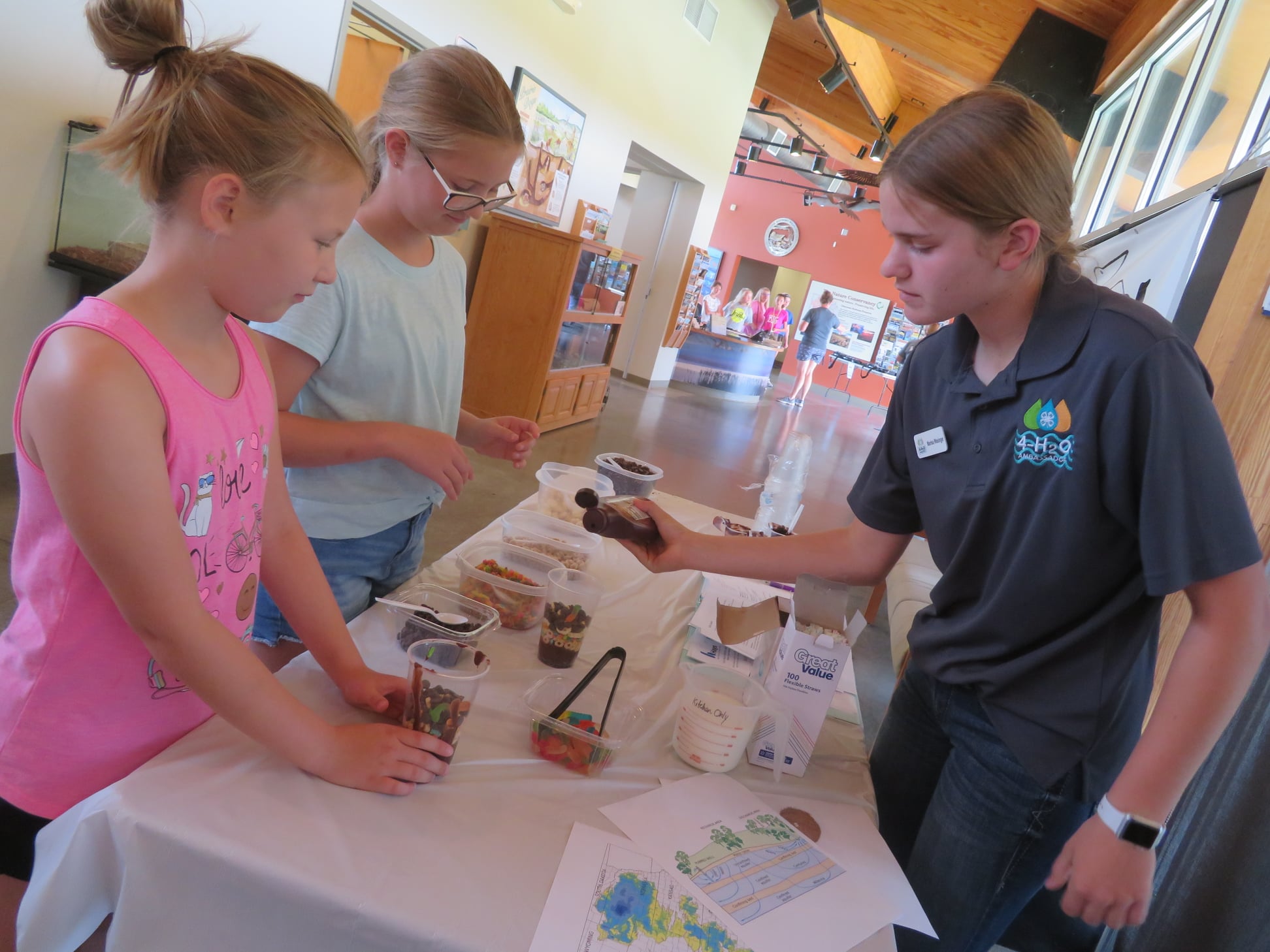 The 4-H Water Ambassadors will present hands-on water science stations at the Kansas Wetlands Education Center on Jan. 20. 