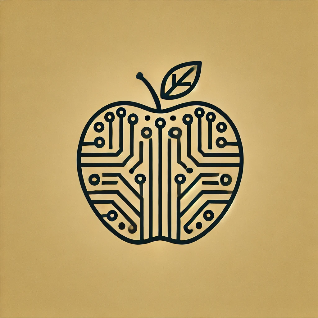 dalle-2024-07-29-23.17.13-a-simple-and-elegant-logo-design-for-a-teaching-resource-featuring-an-iconic-apple-symbol-stylized-with-a-subtle-digital-pattern-to-represent-technol.webp