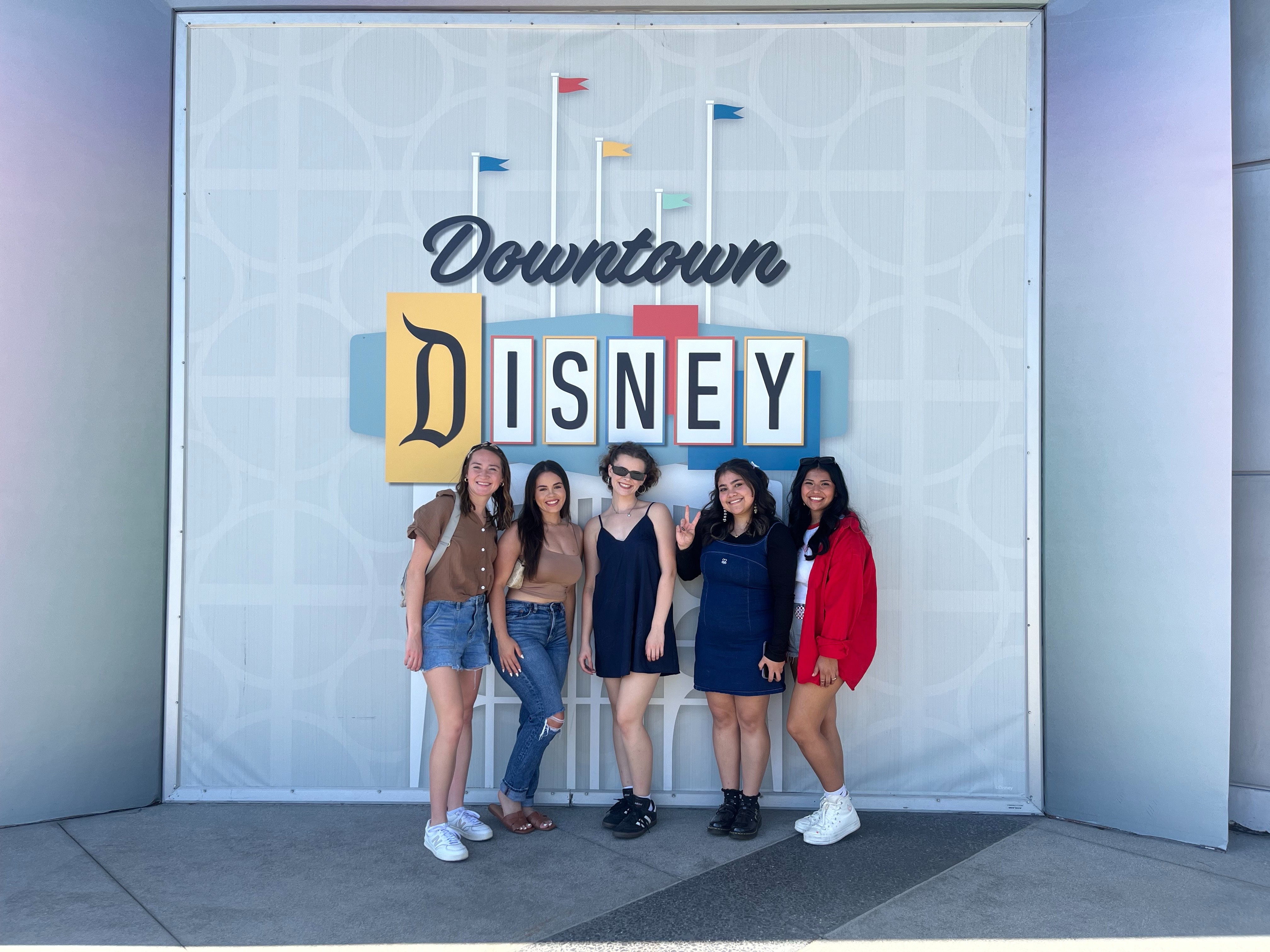 PRSSA members at Disney Land