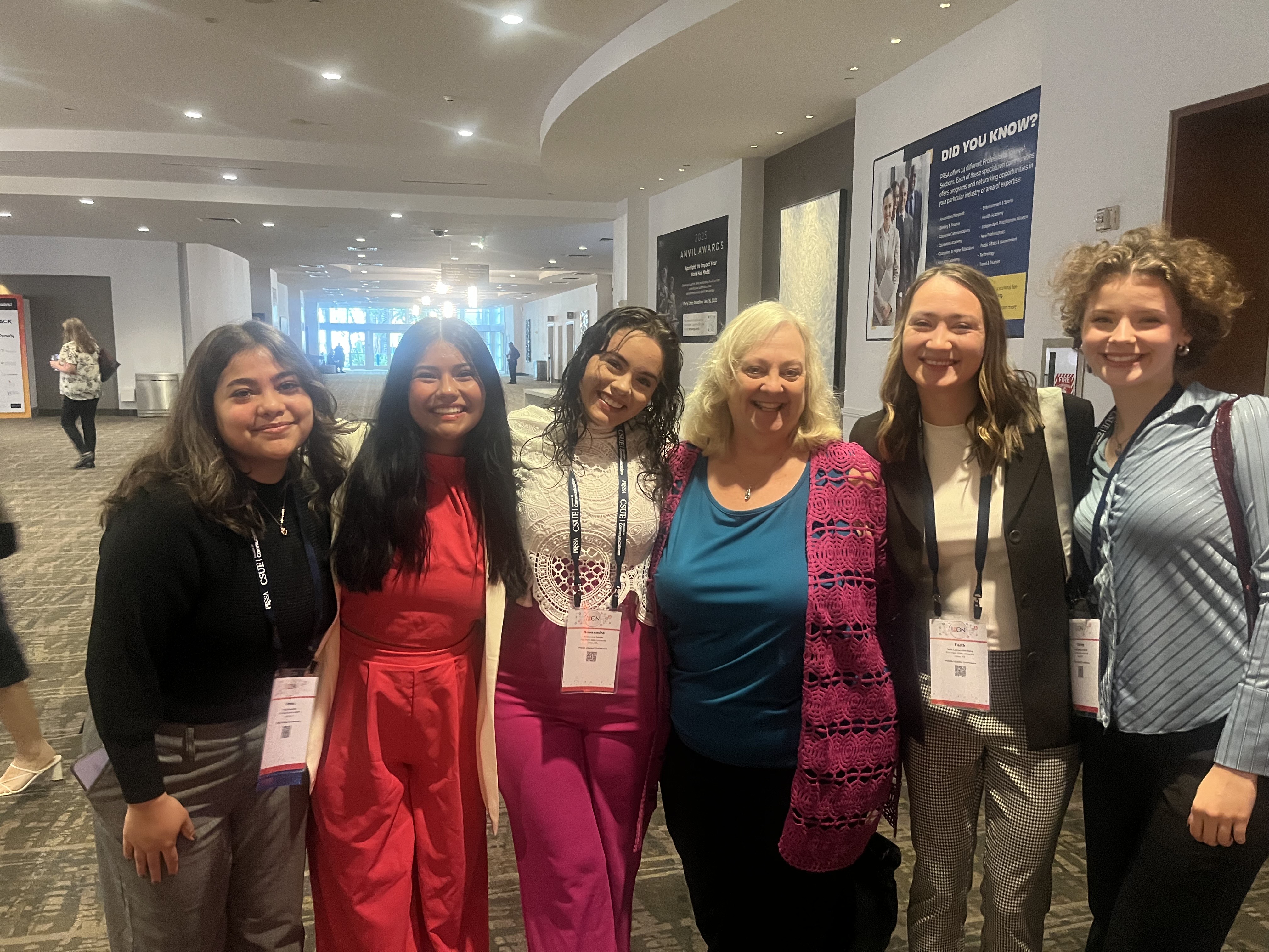 Group Photo of PRSSA Students at Conference
