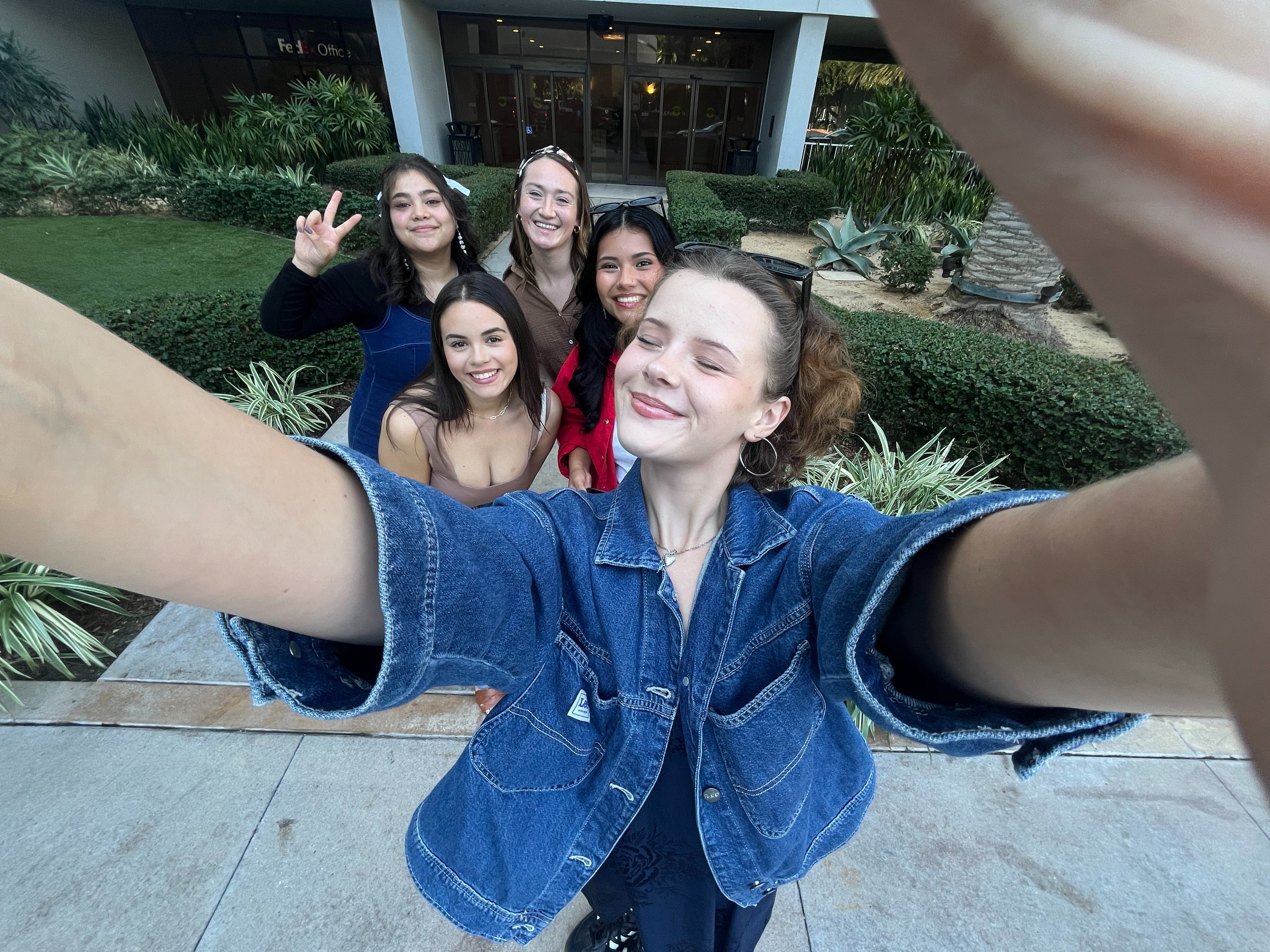 PRSSA Students Taking Selfie