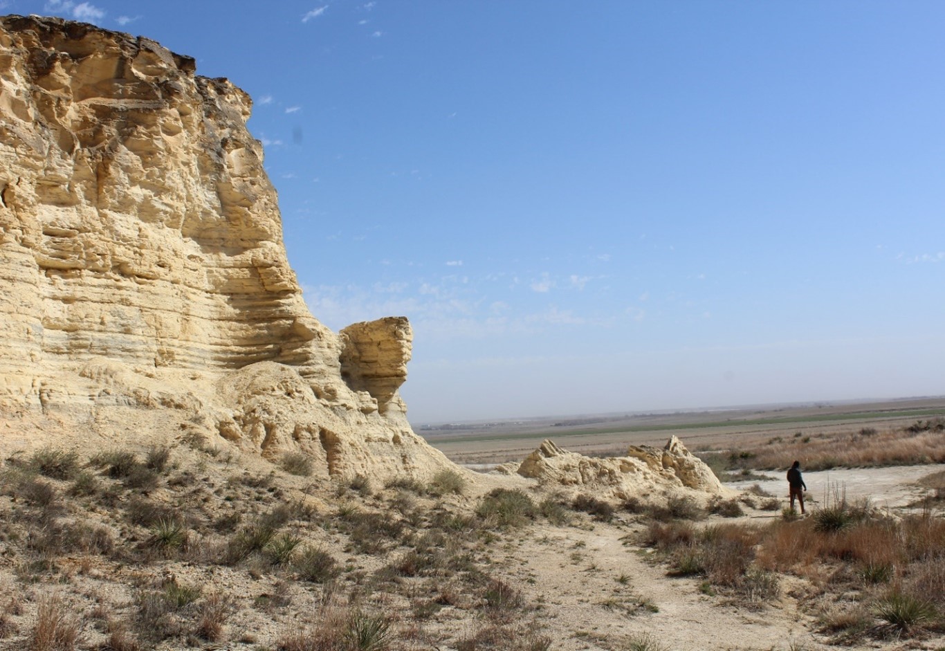 Castle Rock, Gove County KS (The Niobrara Formation)