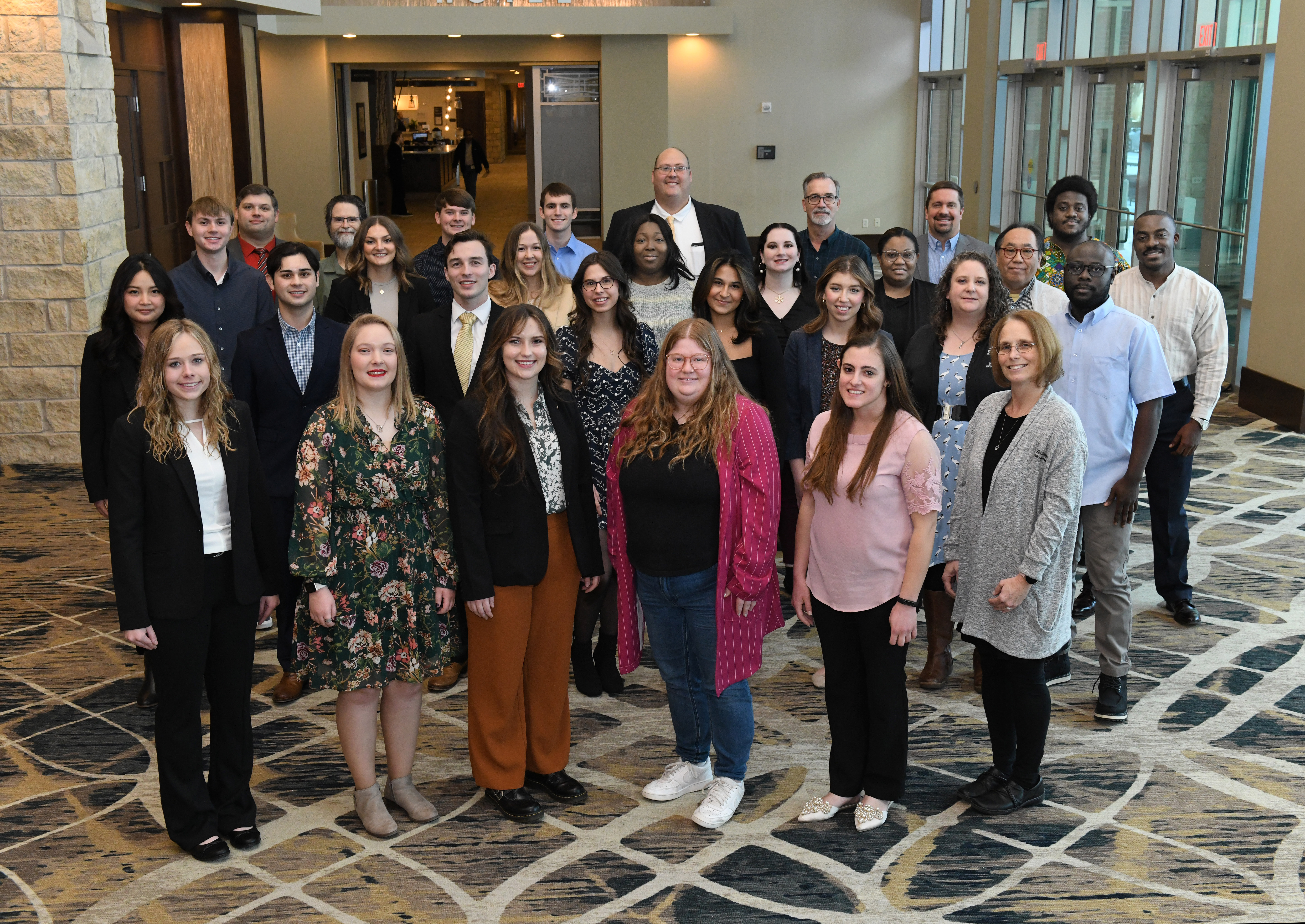 Fort Hays State students and faculty participants at the 2024 K-INBRE Symposium