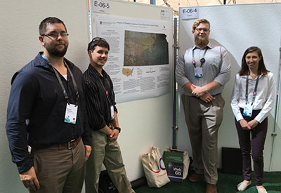 Geoscience students San Diego conference
