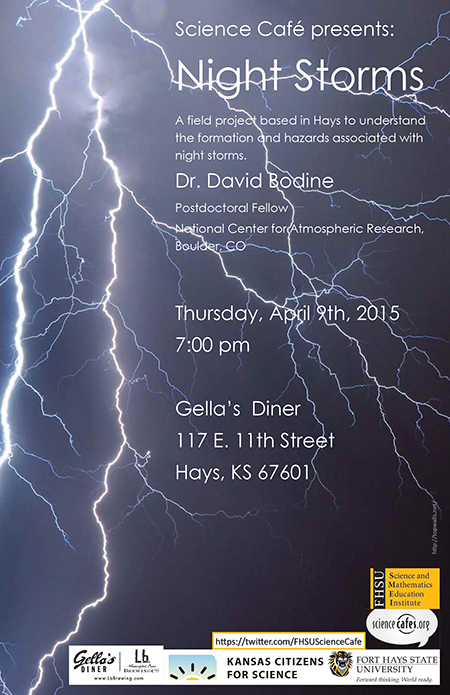 Science Cafe Night Storms