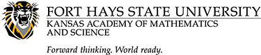 Kansas Academy of Mathematics and Science logo