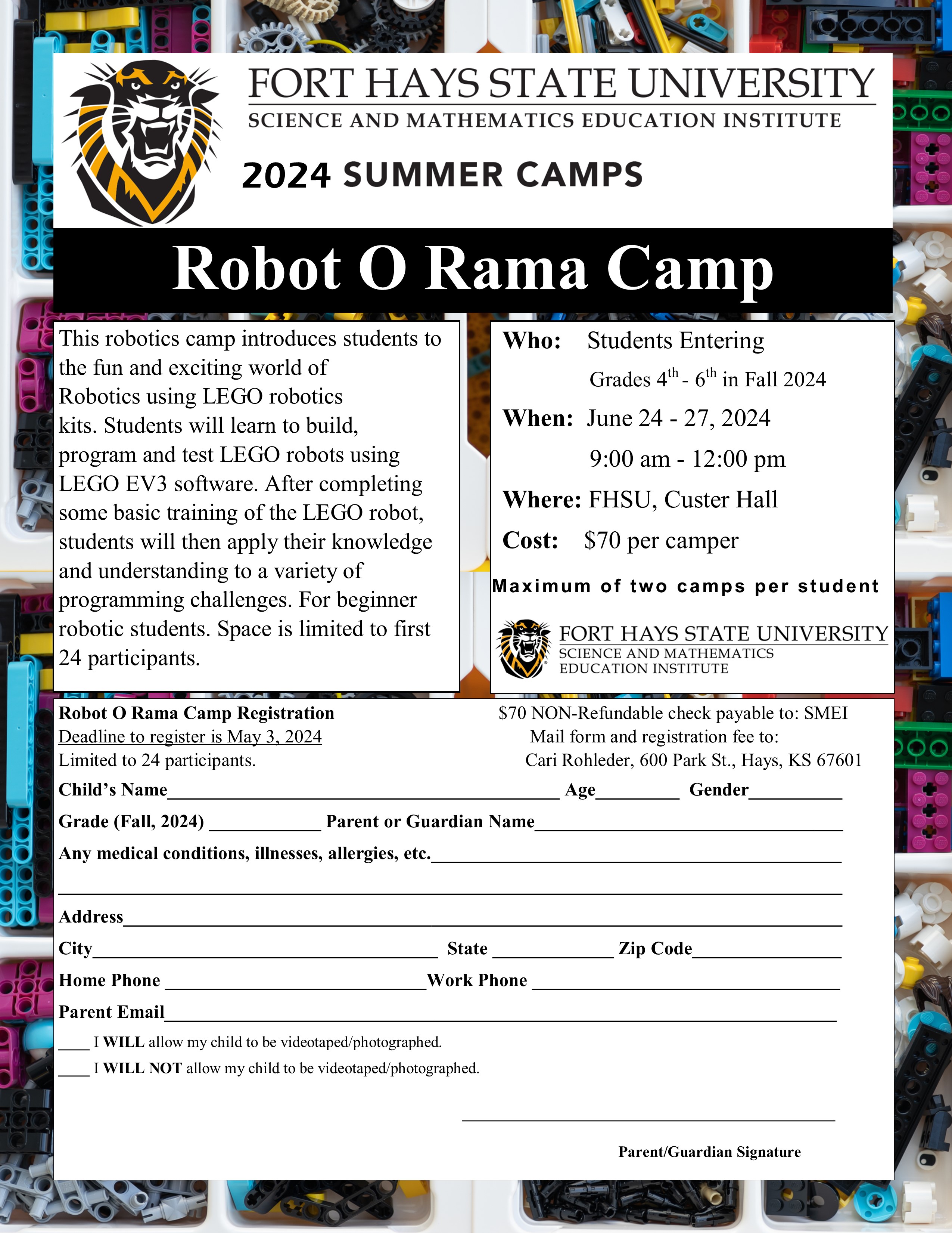 Science and Mathematics Education Institute Summer Camps Fort Hays