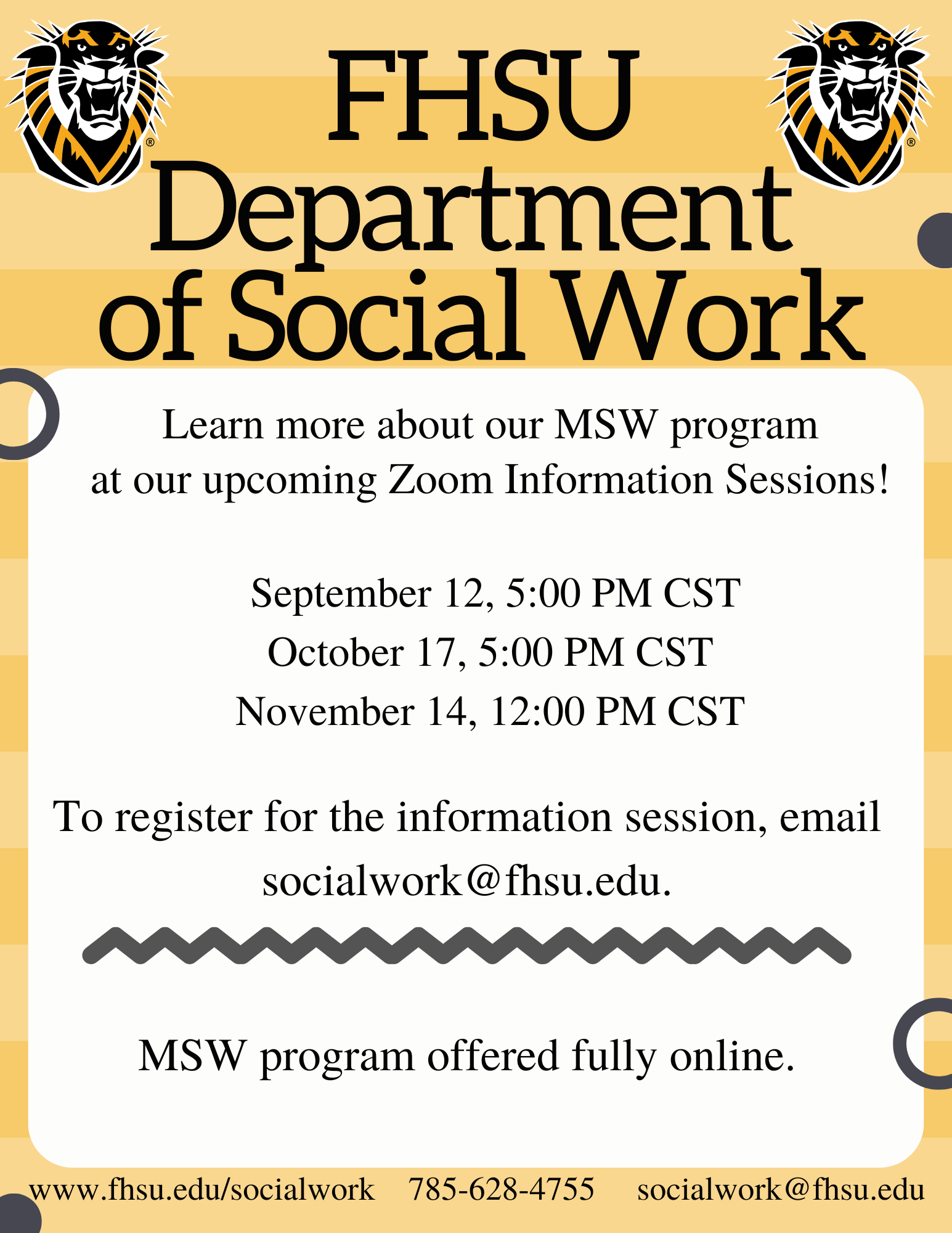 MSW Info Sessions